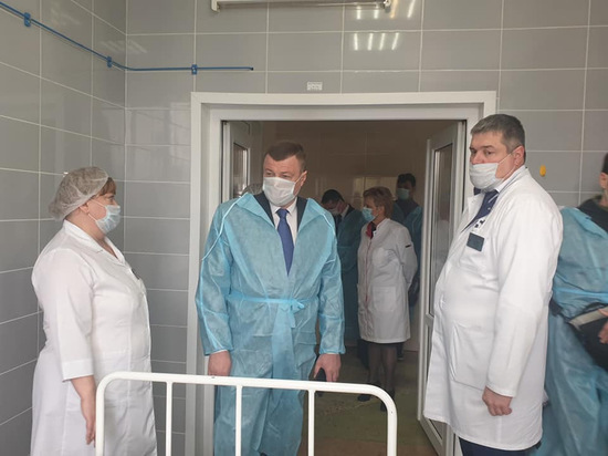 Александр Никитин проверил готовность Тамбовской ЦРБ к приему больных коронавирусом