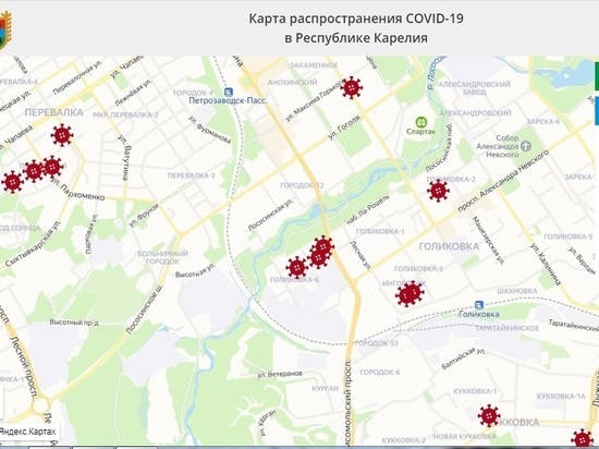 Власти Карелии обнародовали адреса заболевших коронавирусом