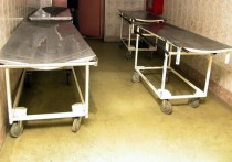 Возле больниц Петербурга установили рефрижераторы для хранения тел