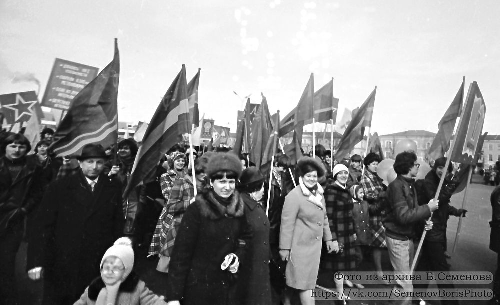 Как Петрозаводск праздновал Первомай в конце 1970-х