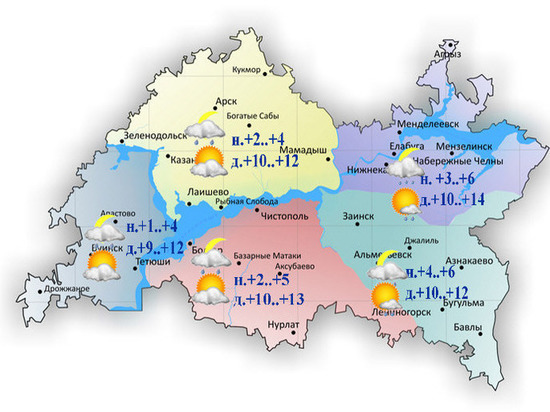 В Татарстане ожидается туман и - 3 ночью