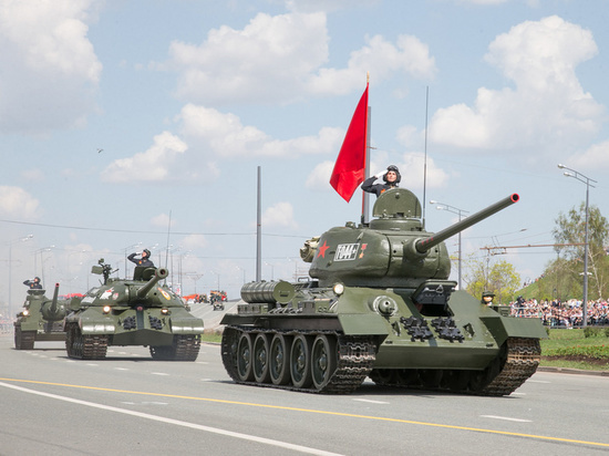 В честь 75-летия Победы по улицам Казани проедет танк Т-34 под названием «Колхозник Татарии».