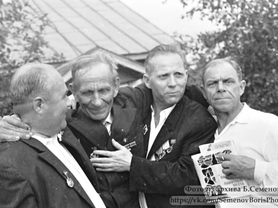 Редкие кадры: карельские партизаны отмечают День победы в 1972 году