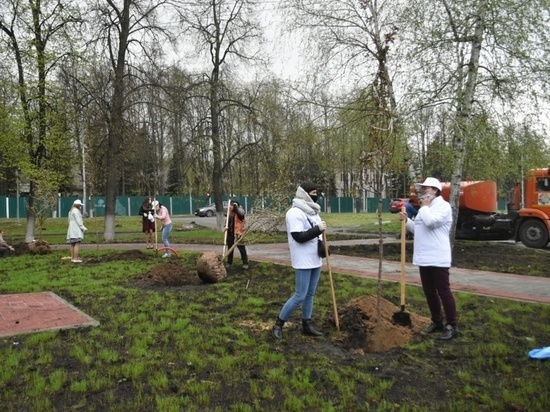«Сад памяти» посадили в Серпухове