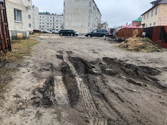 Жительница Надыма возмутилась состоянием весенних дорог