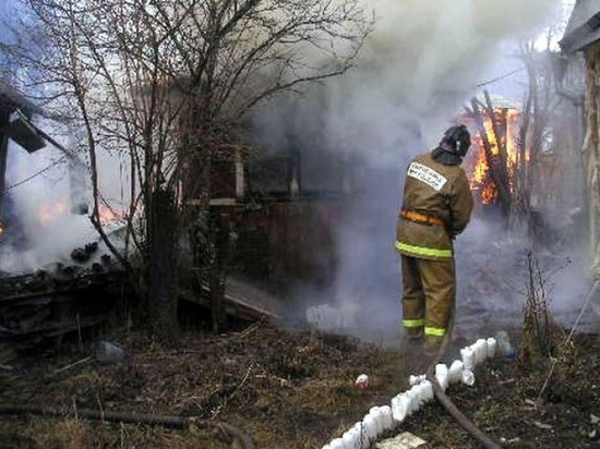 Крупный пожар произошел в Заволжском районе Ивановской области