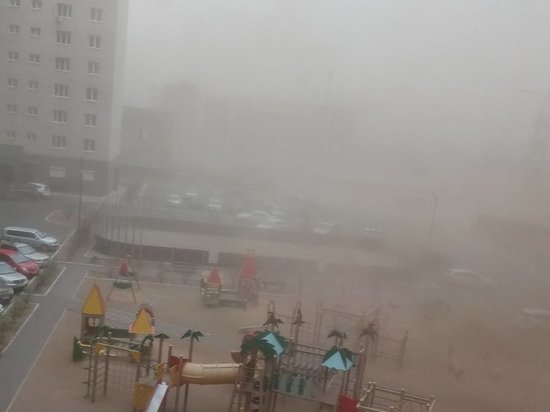 Пылевая буря накрыла Читу