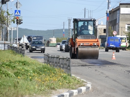 Дорожный ремонт начинается в Магадане