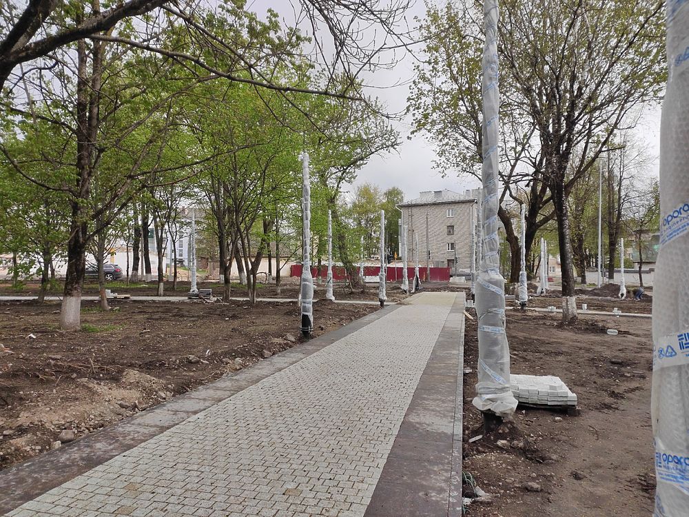 Реконструкция улицы Поземского в Пскове
