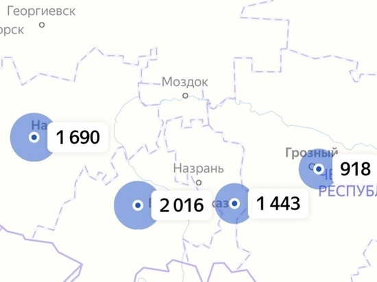 Число инфицированных COVID-19 в Северной Осетии превысило 2000