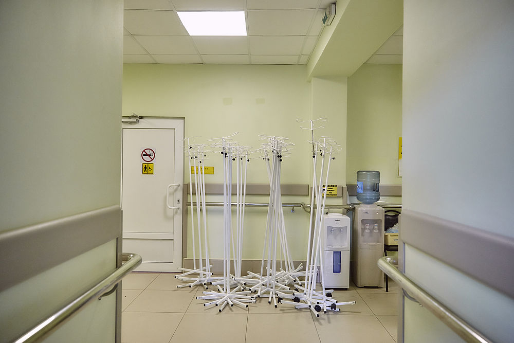"Красная зона"№2: как лечат пациентов в новом инфекционном госпитале в Твери