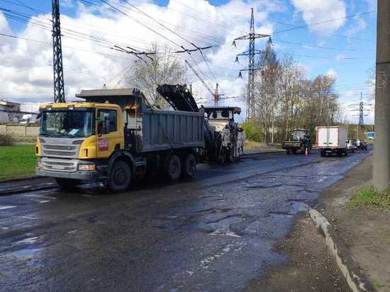 В Петрозаводске начали ремонтировать Соломенское шоссе