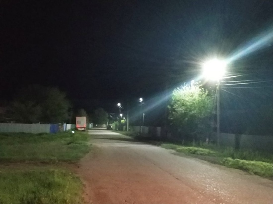 Калмыцкий поселок Лола зажег фонари
