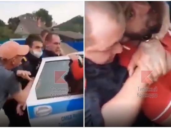 Следователи начали проверку видео, на котором полицейский душит кубанца