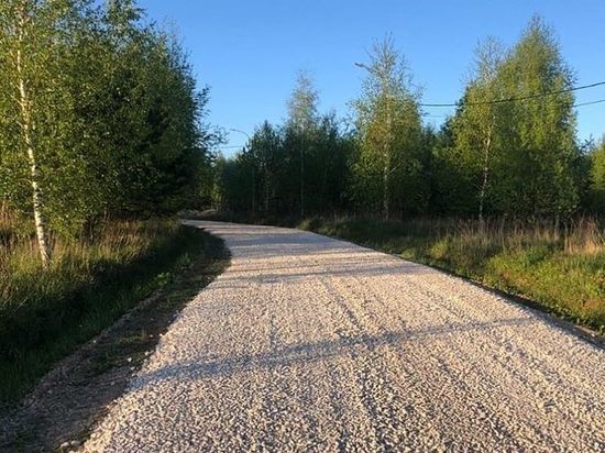 В двух деревнях Серпухова отремонтировали дороги
