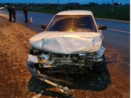 В Чувашии 18-летний водитель устроил ДТП с пострадавшим