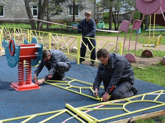 В Оленино Тверской области появится современная детская площадка
