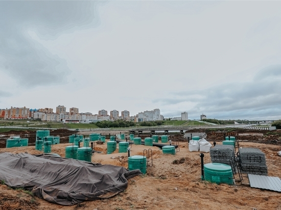 Строительство очистных сооружений на чебоксарском заливе завершат к концу осени