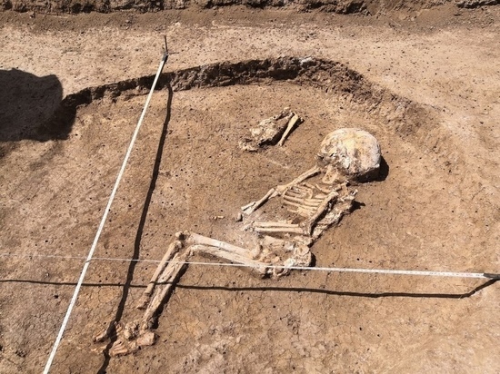 На месте будущего Дальнего Западного обхода Краснодара археологи нашли пять древних погребений в кургане