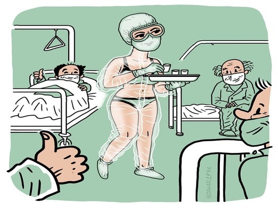 Медсестра в бикини стала героиней мемов: публикуем самые смешные