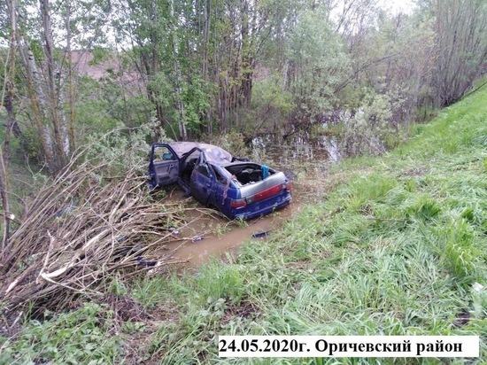 В Оричевском районе бесправник на ВАЗе попал в ДТП