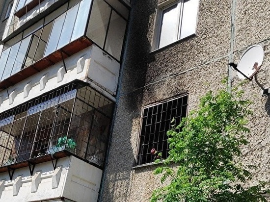 В Челябинске в девятиэтажке загорелся телевизор, жильцов эвакуировали