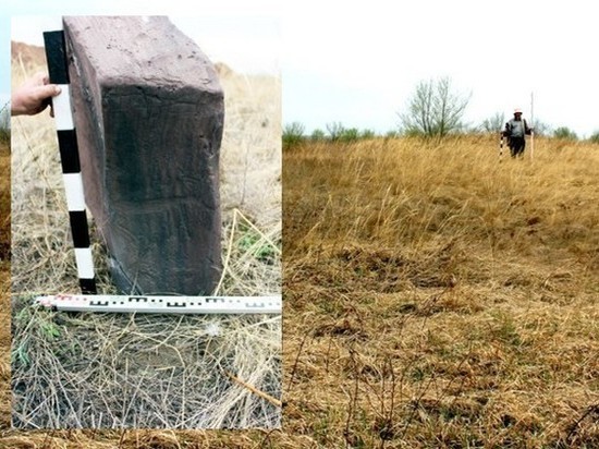 В Хакасии найден погребальный камень с 2400-летней историей
