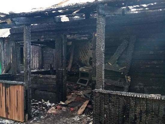 Мать с двумя детьми в Забайкалье осталась без жилья после пожара