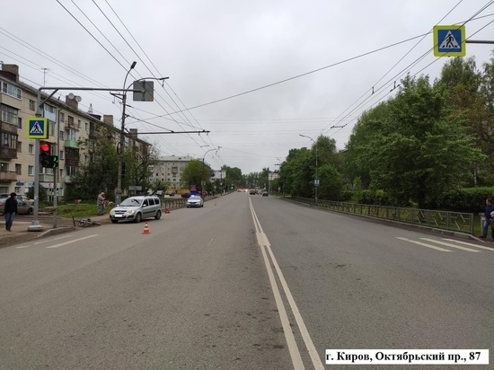 За сутки в Кирове сбили двух велосипедистов