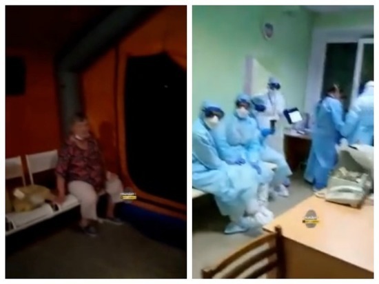 «Воды нет, туалетов нет»: видео из ковидных палаток в Новосибирске