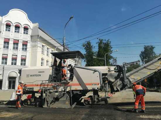 Улицу в центре Йошкар-Олы ремонтируют по нацпроекту