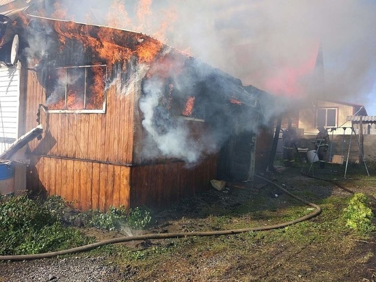В Ивановской области в воскресный день сгорели два больших дома