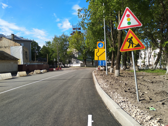 Небезопасный перекресток появился в Пскове на Запсковье