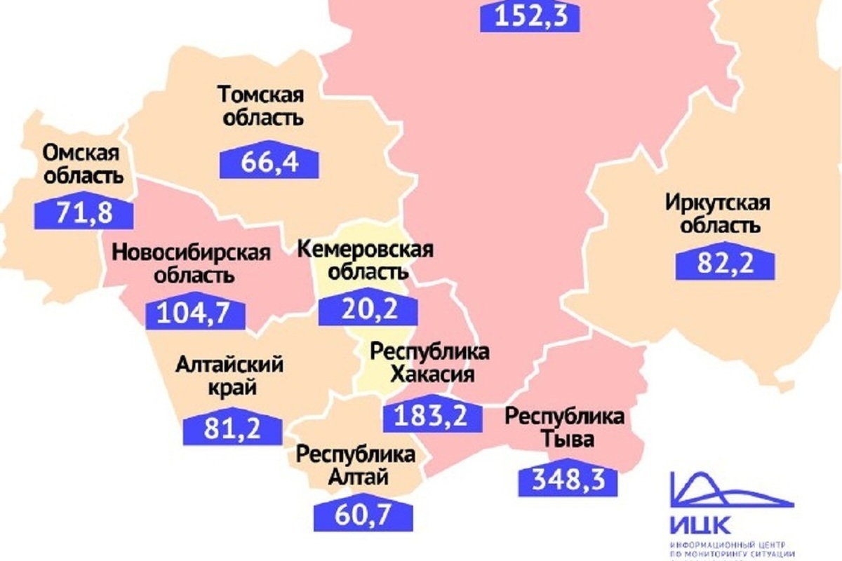 Коронавирус карта россия алтайский край