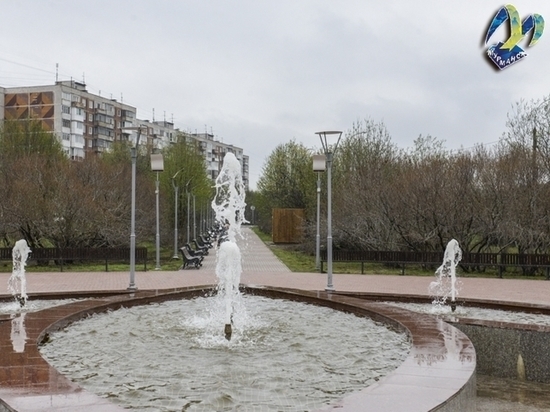Сезон фонтанов открыт в городе Мурманске