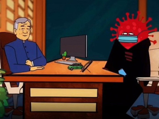Минниханов в мультфильме коронавирус победил чаем с душицей