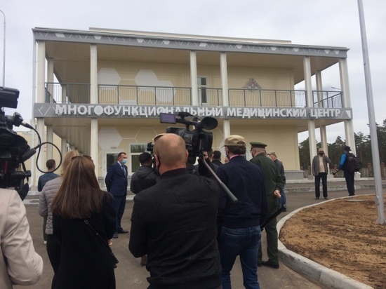 Военные показали ковидный госпиталь в Сосновом Бору Улан-Удэ