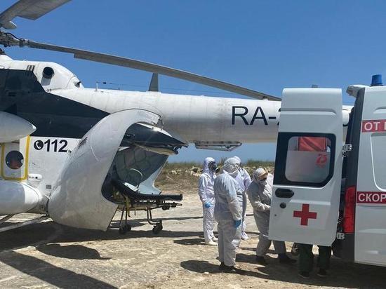 Вертолет санитарной авиации Дагестана продолжает экстренные вылеты