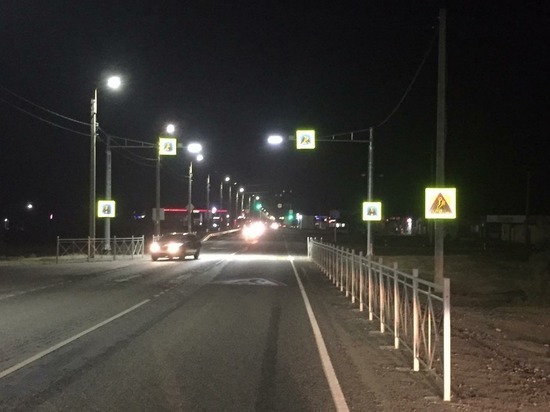 В Калмыкии на федеральных трассах обустроены пешеходные переходы