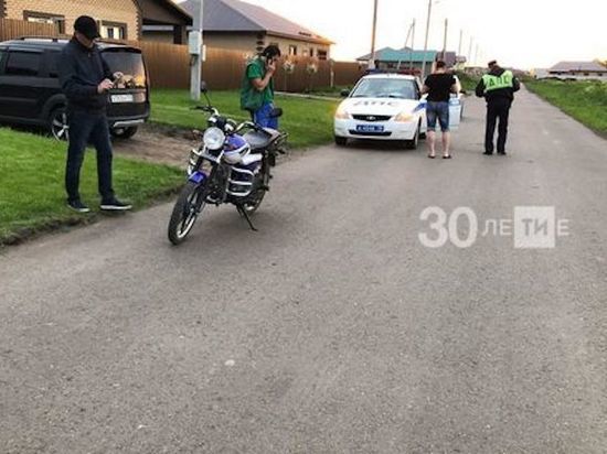 В Татарстане подросток на байке сбил мальчика