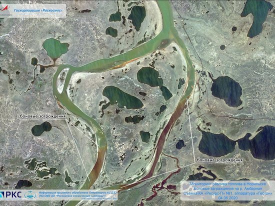 Роскосмос опубликовал снимки экологической катастрофы в Норильске