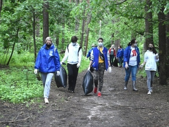 Экологическая акция прошла в сосновом бору в Серпухове