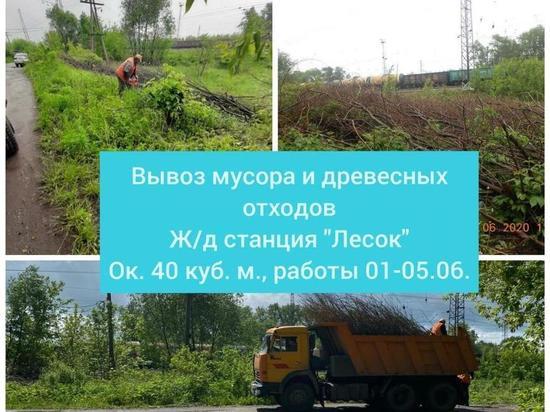 В Рязани продолжают убирать мусор и окашивать траву
