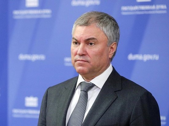 Вячеслав Володин записал видеообращение к саратовским депутатам