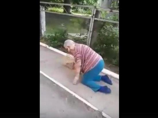 В Пермском крае парализованная пенсионерка добирается до магазина ползком