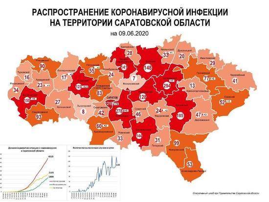 Обновлена «коронавирусная» карта Саратовской области: ищем самые безопасные районы