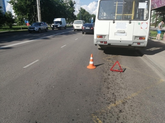 В орловской маршрутке снова упала пассажирка