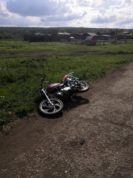 В Черемховском районе в ДТП с мотоциклом пострадало трое детей
