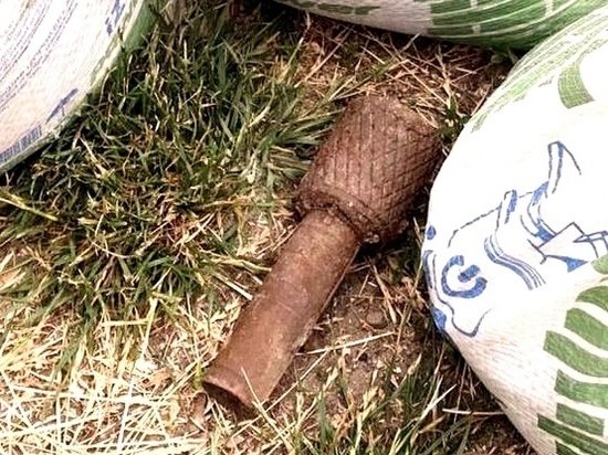 В Таганроге местные жители нашли гранату времен войны