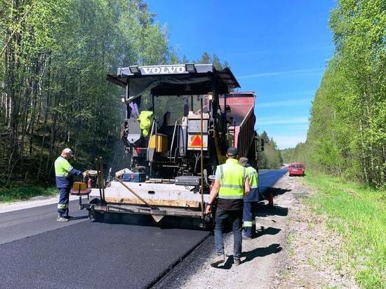 В Карелии продолжается ремонт дороги Петрозаводск – Суоярви